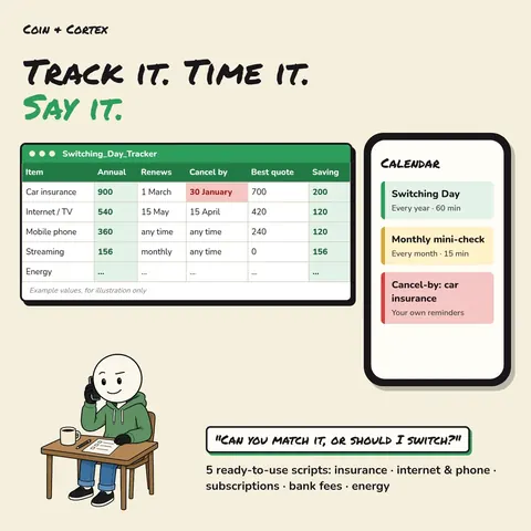 The Switching Day Kit — tracker and scripts