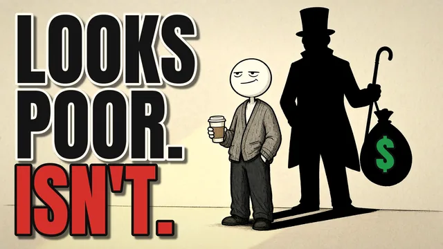 Thumbnail for the video: The Psychology of People Who Quietly Get Rich (And Never Look It)